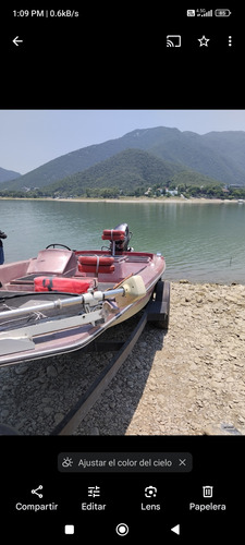 Lancha Deportiva Motor Fuera De Borda Mercury 50hp Incluye R