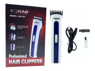 Barbeador elétrico Sonar Recarregável Cabello Cabello Cor Branca