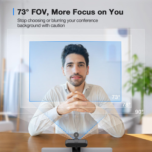Cámara Web Emeet C960 4k Uhd Sony Con Sensor Pdaf De Enfoque