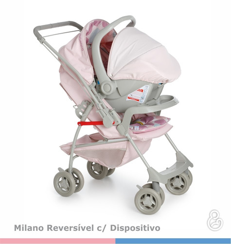 Carrinho De Bebê Galzerano Milano Reversível Ii/bebê Confoto