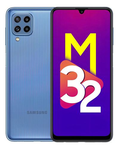 Samsung Galaxy M32 (6000 mAh) 64 GB light blue 4 GB RAM