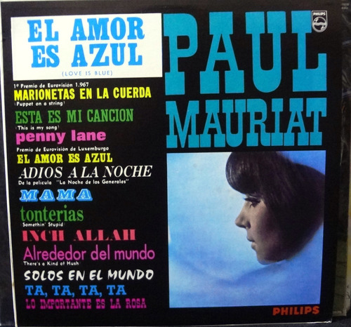 Paul Mauriat - El Amor Es Azul - 10$