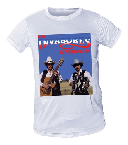 Playera Sublimada #195 Los Invasores De Nuevo Leon