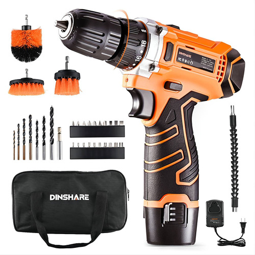 Cordless 12v Drill Driver Set Electric Power Kit 28pcs 1