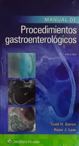 Comprar Baron Manual De Procedimientos Gastroenterológicos Envíos