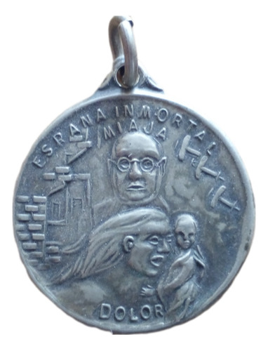 Medalla Guerra Civil Española - Argentina - Leal Miaja Dolor