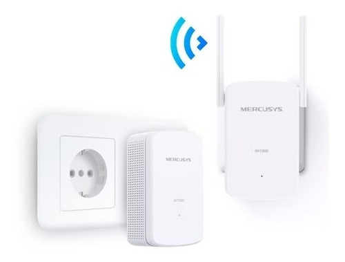 Kit Powerline Mercusys Av1000 Gigabit, Extensor Wifi