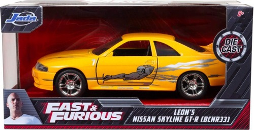 1/32 Leon Nissan Gt-r R33 Rapido Y Furioso Jada