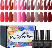 Comprar Geles Semipermanente Gama De Esmaltes Uñas (kit De 12 Geles)