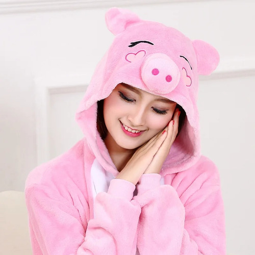 Pijama De Cosplay Para Mujer, Color Rosa, Para Dormir, Traje