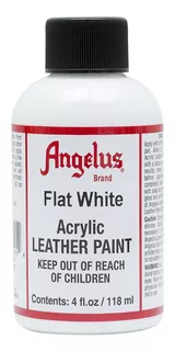 Angelus Brand - Pintura De Cuero Acrilico - Blanco 113g