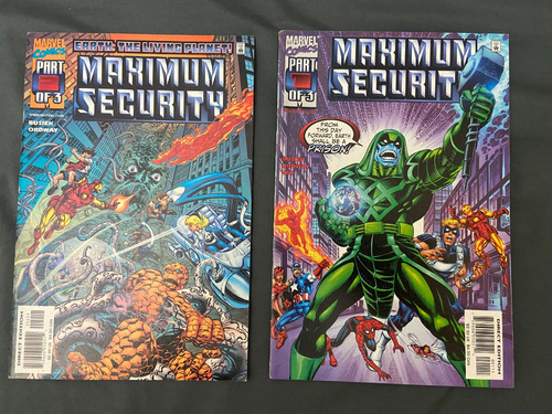 2 Comics De Marvel Maximum Security 2000 Ingles 