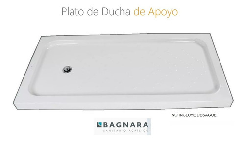 Imagen 2 de 6 de Receptáculo Acrílico Bagnara 120 X 70 X 0.8cm *