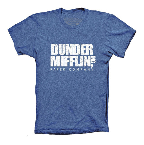 Dunder Mifflin Playera The Office Series De Tv Efecto Retro