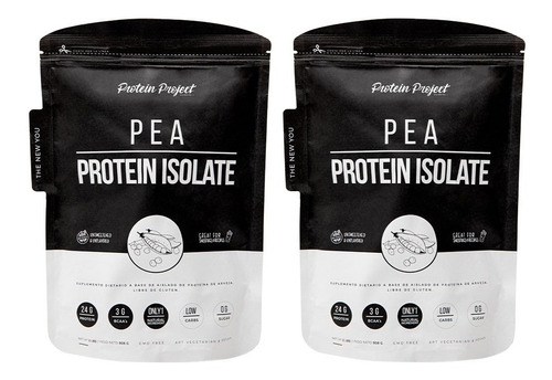 Vegan Pea Protein Project Isolate 908gr X 2 Unidades 