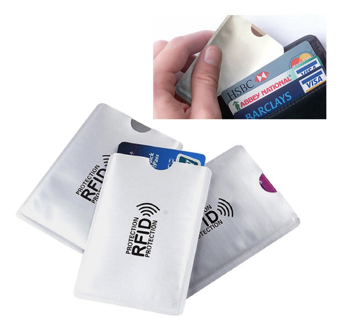 Imagen 2 de 10 de 6 Fundas Protectoras Anti Clonacion Tarjetas Bancarias Rfid
