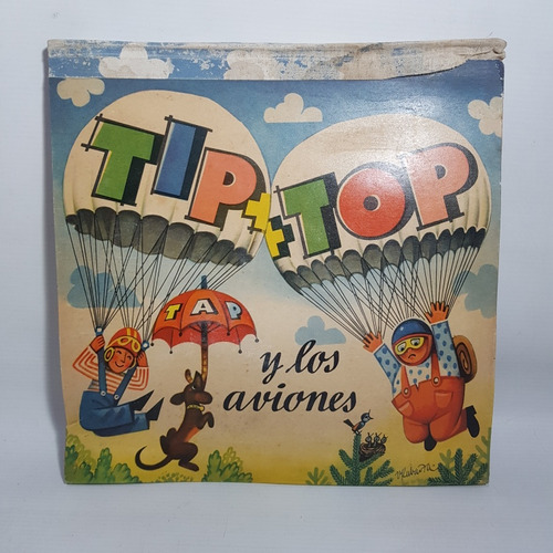 Antiguo Libro Tip Top Tap Aviones Troquel Pop Up Mag 62372