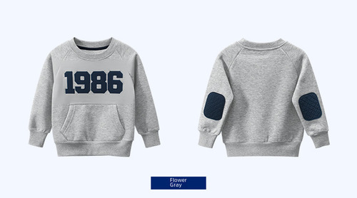 Sudadera De Manga Larga De Algodón Con Forro Polar Para 27 Niños