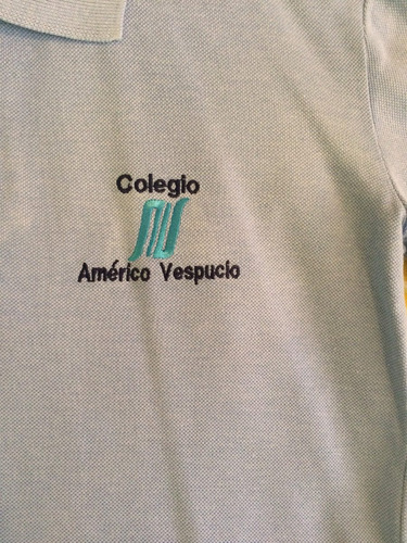 Chemis Azul Del Colegio Americo Vespucio