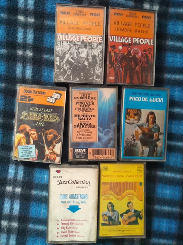 Paco De Lucia/ Jazz/ Música Clásica/ Bee Gees Cassettes