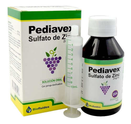 Pediavex Sulfato De Zinc X 120 Ml - mL a $133