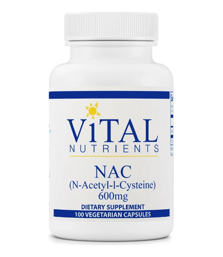Vital Nutrients | Nac (n-acetyl Cysteine) | 600mg | 100 Caps