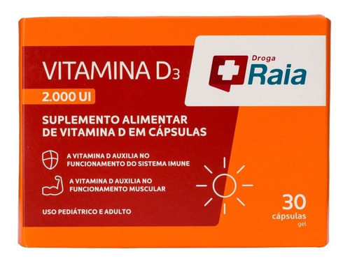 Raia Vitamina D3 2000ui Sabor Neutro