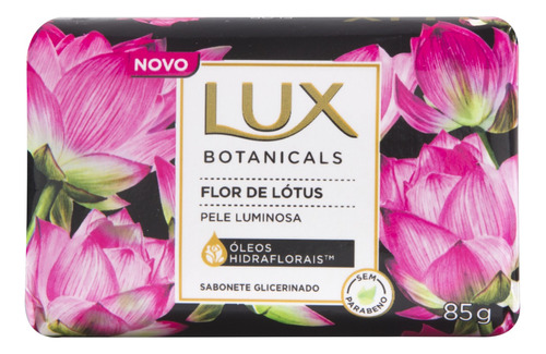 Sabão em barra Lux Glicerinado Flor de Lótus Botanicals de 85 g