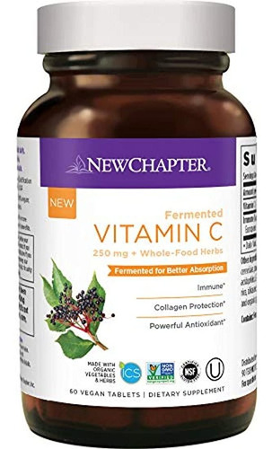 Vitamina C + Elderberry Para Inmunidad, Nuevo Capítulo, Vita