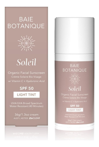 Baie Botanique Soleil - Protector Solar Facial Organico Spf 