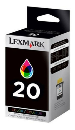 Cartucho Lexmark 20 Color Original 15m0120 Z41 Z42 Z43