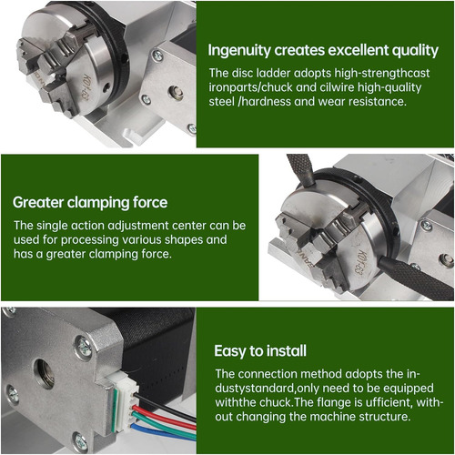 Fresadora Cnc, Eje Rotacional, Enrutador Cnc, Mesa Rota...
