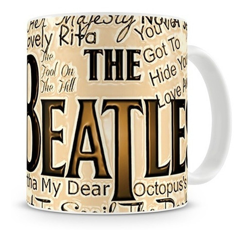 Caneca The Beatles Songs