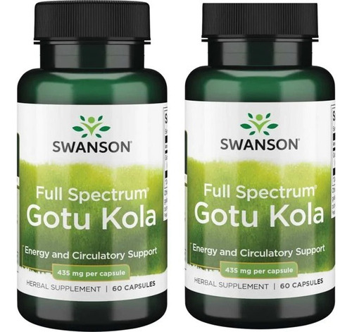 Espectro Completo Gotu Kola 120 Caps 435 Mg De Swanson