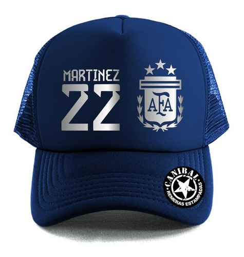 Gorras Trucker Afa Argentina Lautaro Martinez 2022 Canibal