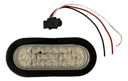 Foco Led Ovalado 6 Pulgadas Blanco Camion Rampla