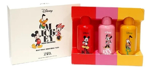Perfume Zara Mickey Mouse + Zara Minnie + Zara Pluto Volume Da Unidade 90 Fl Oz