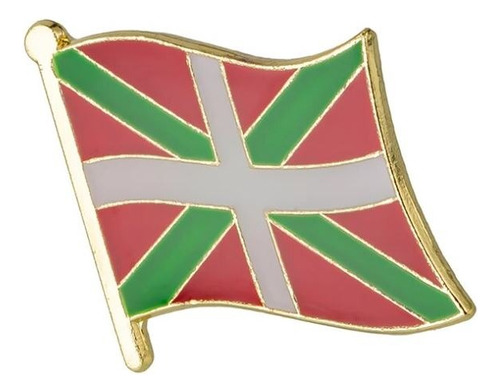 Pin Broche Prendedor Metálico Bandera Vasca