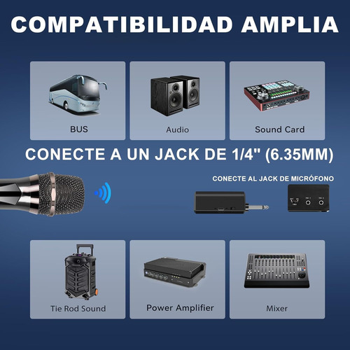 2 Micrófono Inalámbrico Profesional De Karaoke Con Receptor