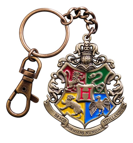 Llavero Con Escudo Escuela Hogwarts  Harry Potter