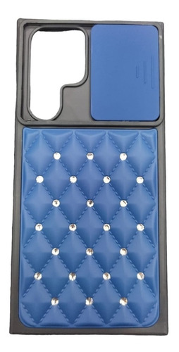 Case Protector Cubre Cámara Con Brillo Para Galaxy S22 Ultra