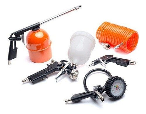 Compresor De Aire Daewoo 50 Lts 2.5 Hp Portatil + Kit Pintar