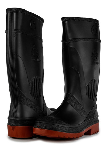 Bota Bata Everest Pvc Hule Plástico Negra Jardinera Limpieza