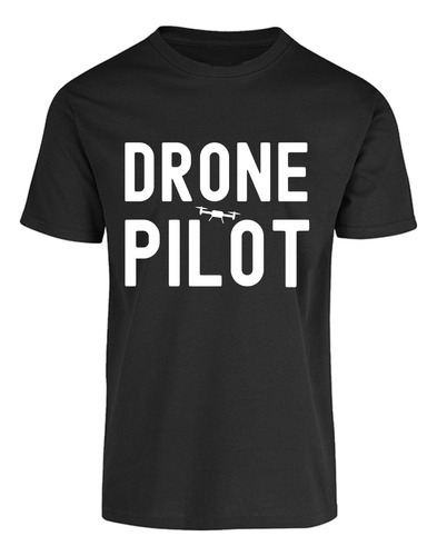 Playera Manga Corta Para Piloto De Drone - Regalo