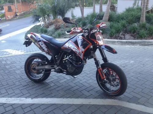 Supermotard Lc4 640 Prestige, Full System Doble Akrapovic