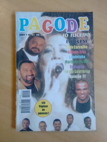 Revista Pagode Só Sucessos 1 Arlindo Contrariar Cifras 444x