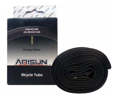 Cámara Para Bicicleta Arisun 700x25/38c Válvula De Auto