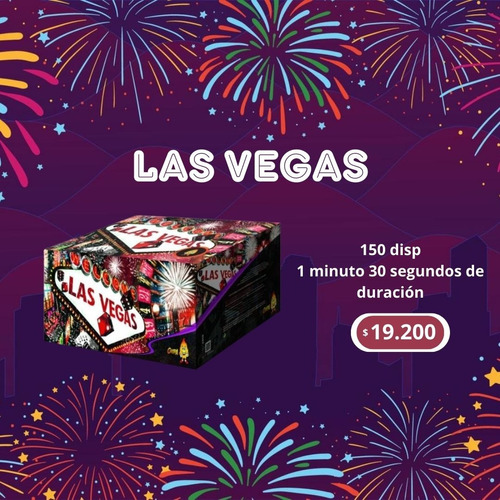 Show Las Vegas - Fuegos Artificiales - Fiestas