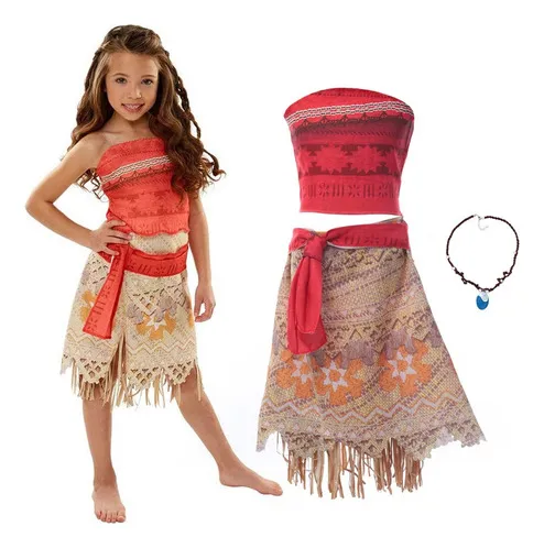 Niña vestida de moana cheap