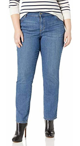 Lee Women  S Plus Size Relaxed Fit Straight Leg Jean